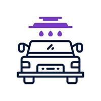 ícone de lavagem de carros para seu site, celular, apresentação e design de logotipo. vetor