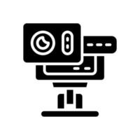 ícone de webcam para seu site, celular, apresentação e design de logotipo. vetor