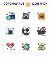 covid19 corona virus contaminação prevenção ícone azul 25 pack como garrafa saúde ficar em casa formulário drogas virais coronavírus 2019nov doença vetor elementos de design
