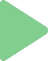 modelo de banner de ícone de vetor de ícone de cor plana de controle de reprodução de mídia