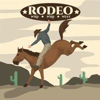 Ilustração de Rodeo vetor