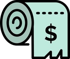 custos de consumo de orçamento despesas financiam modelo de banner de ícone de vetor de ícone de cor plana