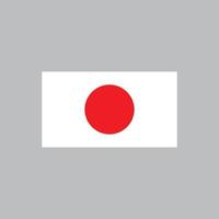 vetor de logotipo de ícone de bandeira do Japão