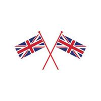inglaterra, vetor do logotipo do ícone da bandeira britânica