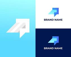 letra p elementos de modelo de design de ícone de logotipo de marca abstrata vetor