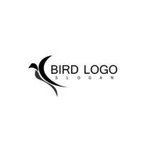 pássaro animal asas águia logotipo vector design símbolo