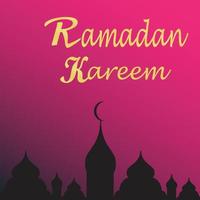 ramadan kareem poster fundo ilustração vetorial design cartão de saudação modelo de postagem de mídia social ramadhan mubarak feliz mês sagrado do ramadã de jejum para muçulmanos vetor