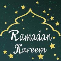 ramadan kareem poster fundo ilustração vetorial design cartão de saudação modelo de postagem de mídia social ramadhan mubarak feliz mês sagrado do ramadã de jejum para muçulmanos vetor