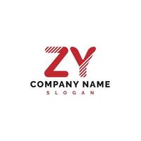 design de logotipo de letra zy. ilustração em vetor logotipo de carta zy - vetor