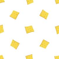vetor sem emenda de padrão de fatia de queijo