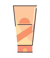 ícone de creme protetor solar vetor