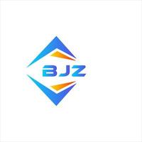 design de logotipo de tecnologia abstrata bjz em fundo branco. conceito de logotipo de carta de iniciais criativas bjz. vetor