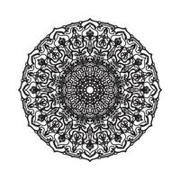 mandala desenhada à mão. decoração em ornamento de doodle oriental étnica. vetor