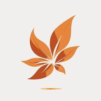 símbolo de flor símbolo de logotipo de flor de árvore - logotipo de negócios elemento elegante para marca - símbolos abstratos de plantas da empresa vetor