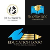 logotipo ou ícone educacional para aplicativos ou sites vetor