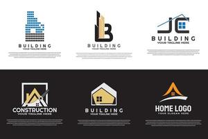 logotipo ou ícone de construção ou construção vetor