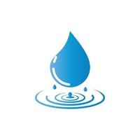 ícone de gota de água vetor