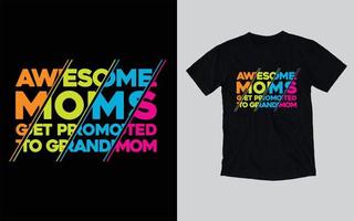 design de camiseta tipografia mãe, design de camiseta do dia das mães, camiseta love mom vetor