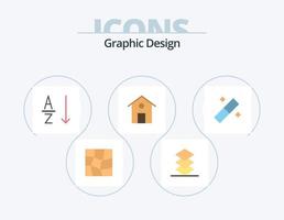 design plano ícone pack 5 design de ícone. . . organizar. ferramenta. projeto vetor