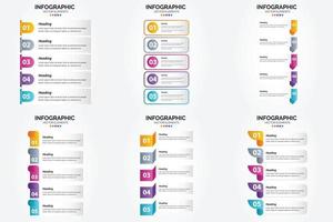 use essas ilustrações vetoriais para criar infográficos de aparência profissional para publicidade. brochuras. panfletos. e revistas. vetor