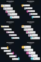 use infográficos vetoriais em suas apresentações de negócios para aumentar o impacto vetor