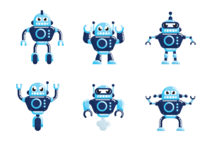 ai robot vector