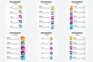 este conjunto de infográficos vetoriais é ideal para anunciar sua empresa em brochuras. panfletos. e revistas. vetor