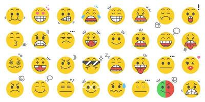 conjunto de ícones de emoticons