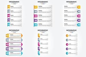 este conjunto de ilustração vetorial é perfeito para criar infográficos para publicidade. brochuras. panfletos. e revistas. vetor