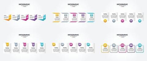 use este conjunto de infográficos de ilustração vetorial para fazer sua publicidade em brochuras. panfletos. e revistas mais atraentes. vetor