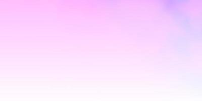 layout de vetor roxo claro, rosa com cloudscape.