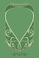 Vector de quadro de arte Nouveau Art Nouveau