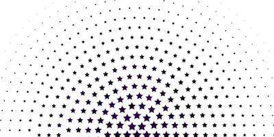 fundo vector roxo claro com estrelas pequenas e grandes.