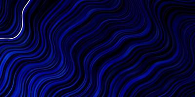 textura vector azul escuro com curvas.