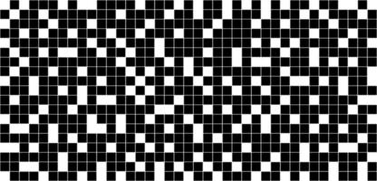 padrão de grade quadriculada de fundo abstrato preto e branco vetor