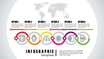 infográfico modelo estatísticas com mapas do planeta Terra vetor