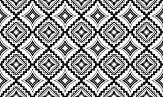 fundo étnico abstrato fofo preto branco geométrico tribal ikat motivo popular árabe oriental padrão nativo design tradicional papel de parede do tapete roupas tecido de embrulho impressão vetor de malha batik folk