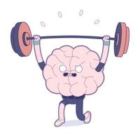 treine seu cérebro, levantamento de peso vetor