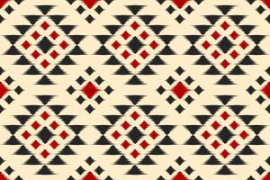 bela origem étnica ikat. padrão sem emenda geométrico étnico ikat em tribal. tecido estilo indiano. vetor