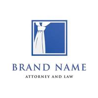 logotipo do advogado com estilo de elemento criativo premium vetor