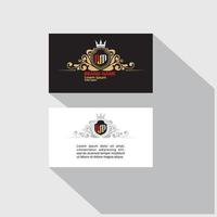 design de cartão de visita, perfil da empresa vetor