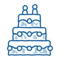 ícone de vetor de arco de decoração de casamento de celebração