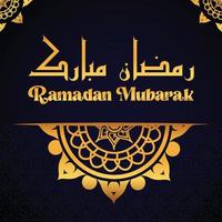 ramadan mubarak post design como se destacar nas mídias sociais vetor