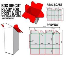 molde de cubo cortado em caixa com visualização em 3D organizado com corte, vinco, modelo e dimensões prontas para cortar e imprimir, em escala real e totalmente funcional. preparado para papelão real
