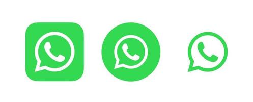 logotipo do whatsapp, vetor do logotipo do ícone do whatsapp, vetor grátis
