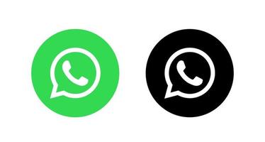 logotipo do whatsapp, vetor do logotipo do ícone do whatsapp, vetor grátis