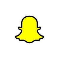 vetor de logotipo do snapchat, vetor de ícones do snapchat vetor grátis