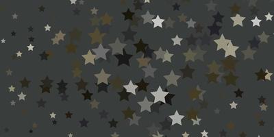 textura vector cinza claro com belas estrelas.