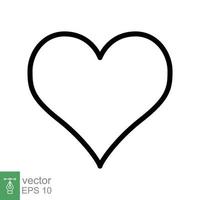 Vetores de Emoji De Amor Linha Fina Com Corações e mais imagens de
