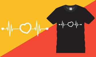 tipografia vetor de design de camiseta criativa de dia dos namorados